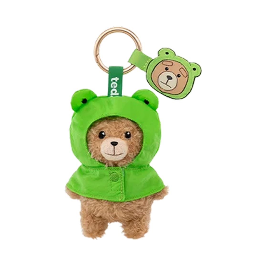 - Pop Mart Baby Ted Series Ted 2 Baby Ted Action Plush Pendant Frog Ted (Opened Case)