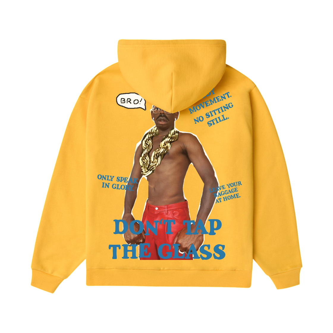 골프왕 돈 탭 더 글라스 글라스 후드 옐로우(Golf Wang Don't Tap The Glass Glass Hoodie Yellow)