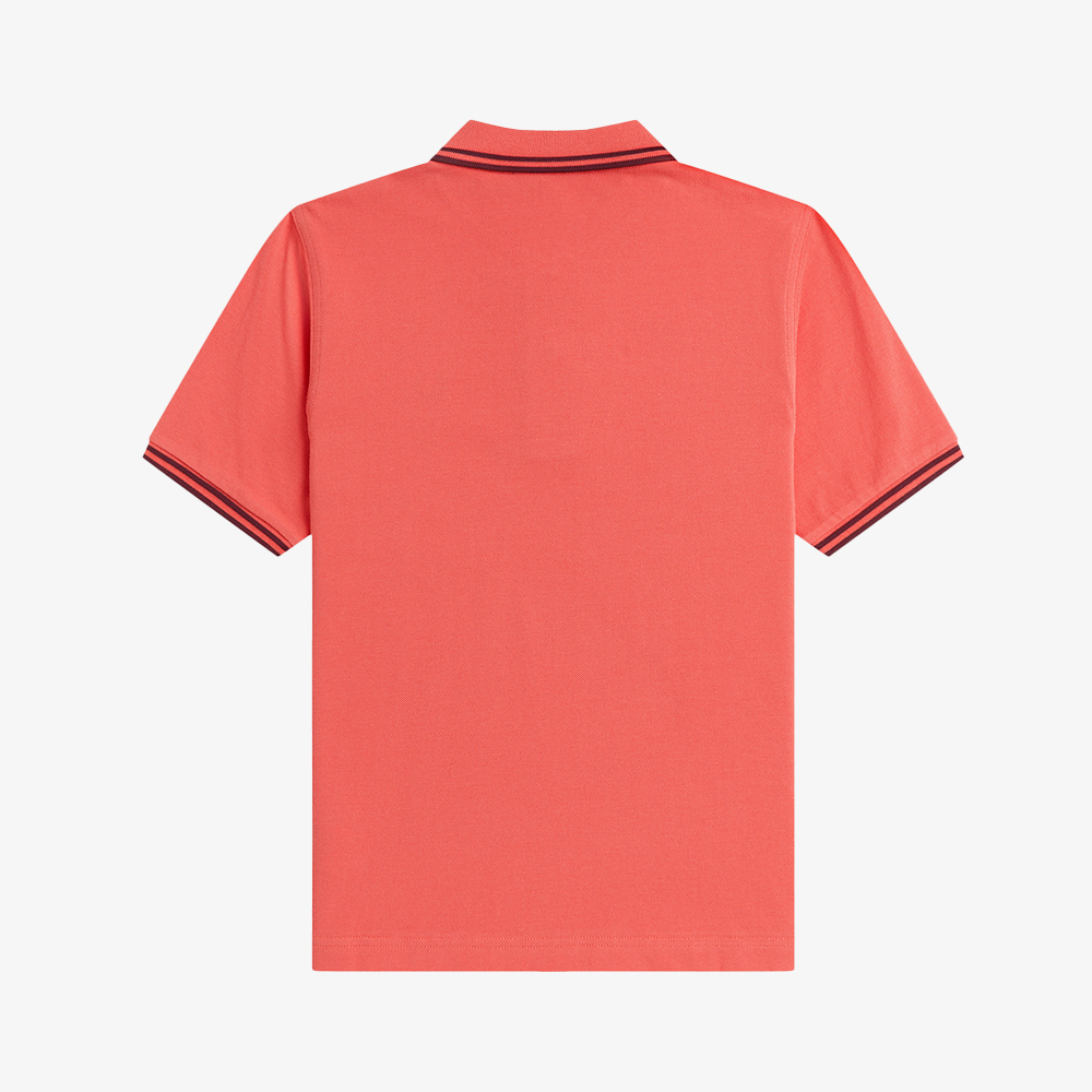 프레드페리 G3600 우먼즈 트윈 팁 프레드페리 셔츠 스트로베리크림 옥스블러드(Fred Perry G3600 Womens Twin Tipped Fred Perry Shirt Strawberry Cream Oxblood Oxblood) - 5