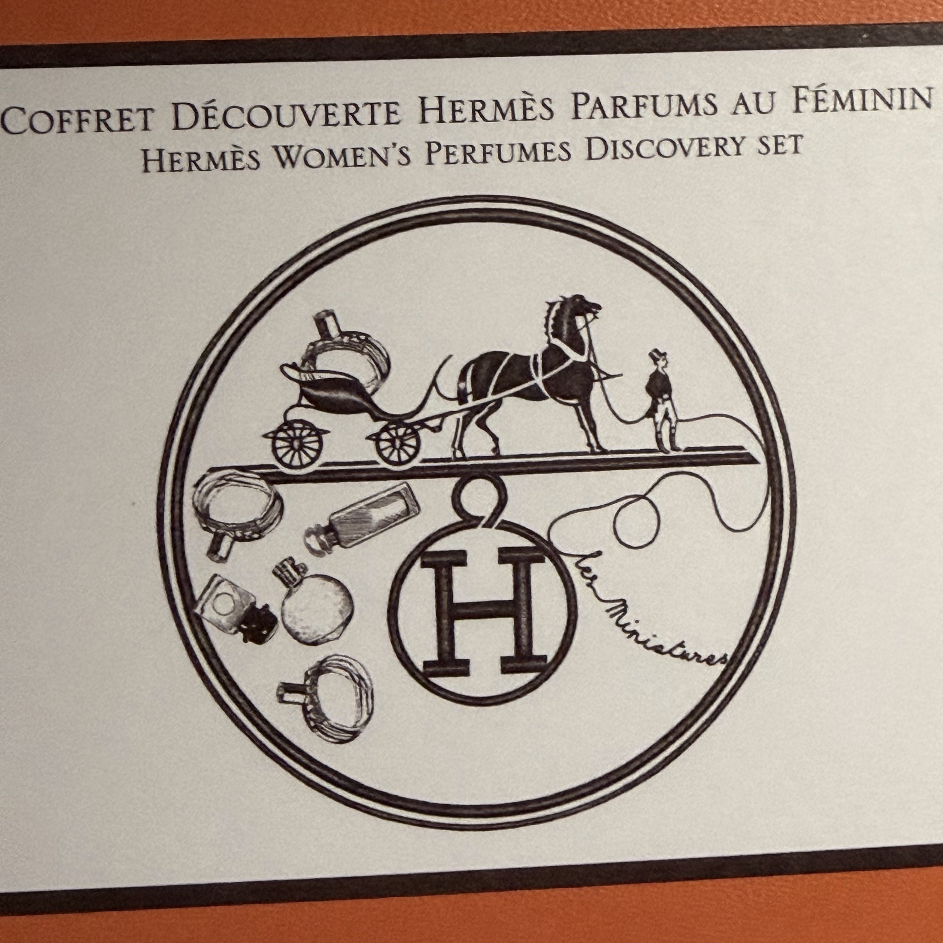 Hermes Miniatures Perfume Set 7.5ml x 4 착용 스타일 - 1