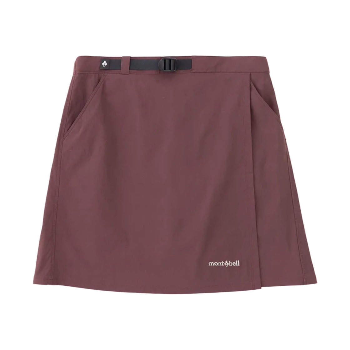 1105761 (W) Montbell O.D. Wrap Shorts Long Wine Red