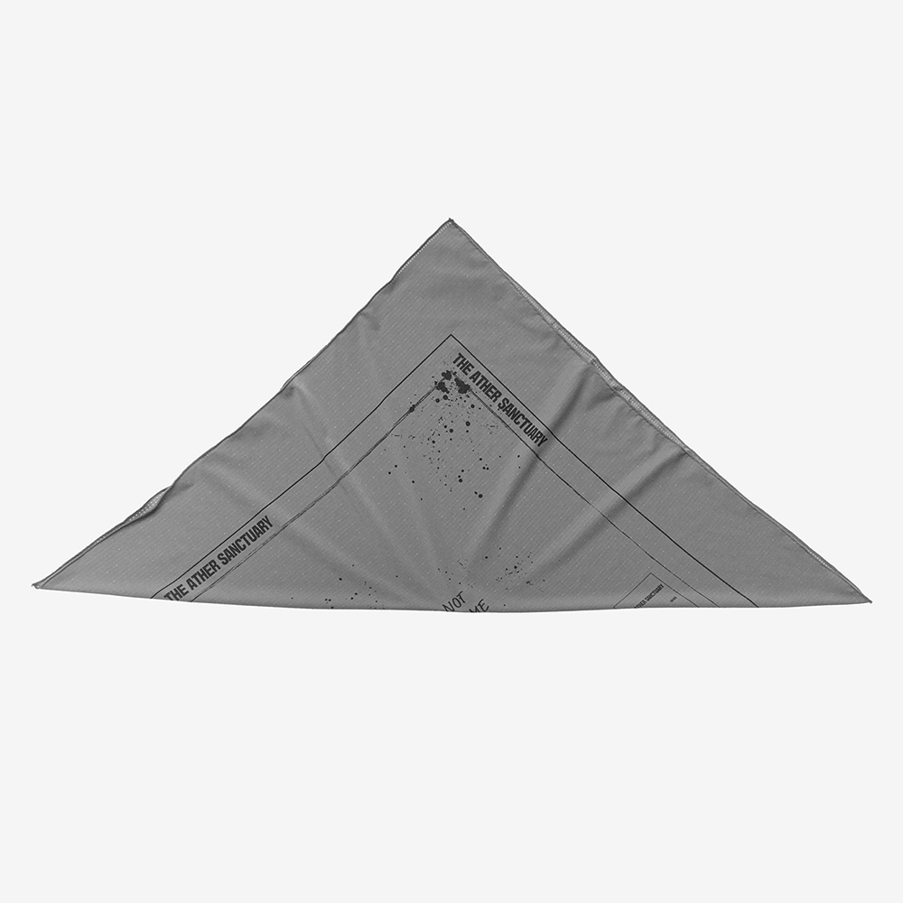 디아더생츄어리 오리진 메쉬 반다나 그레이(THE ATHER SANCTUARY Origin Mesh Bandana Gray) - 6