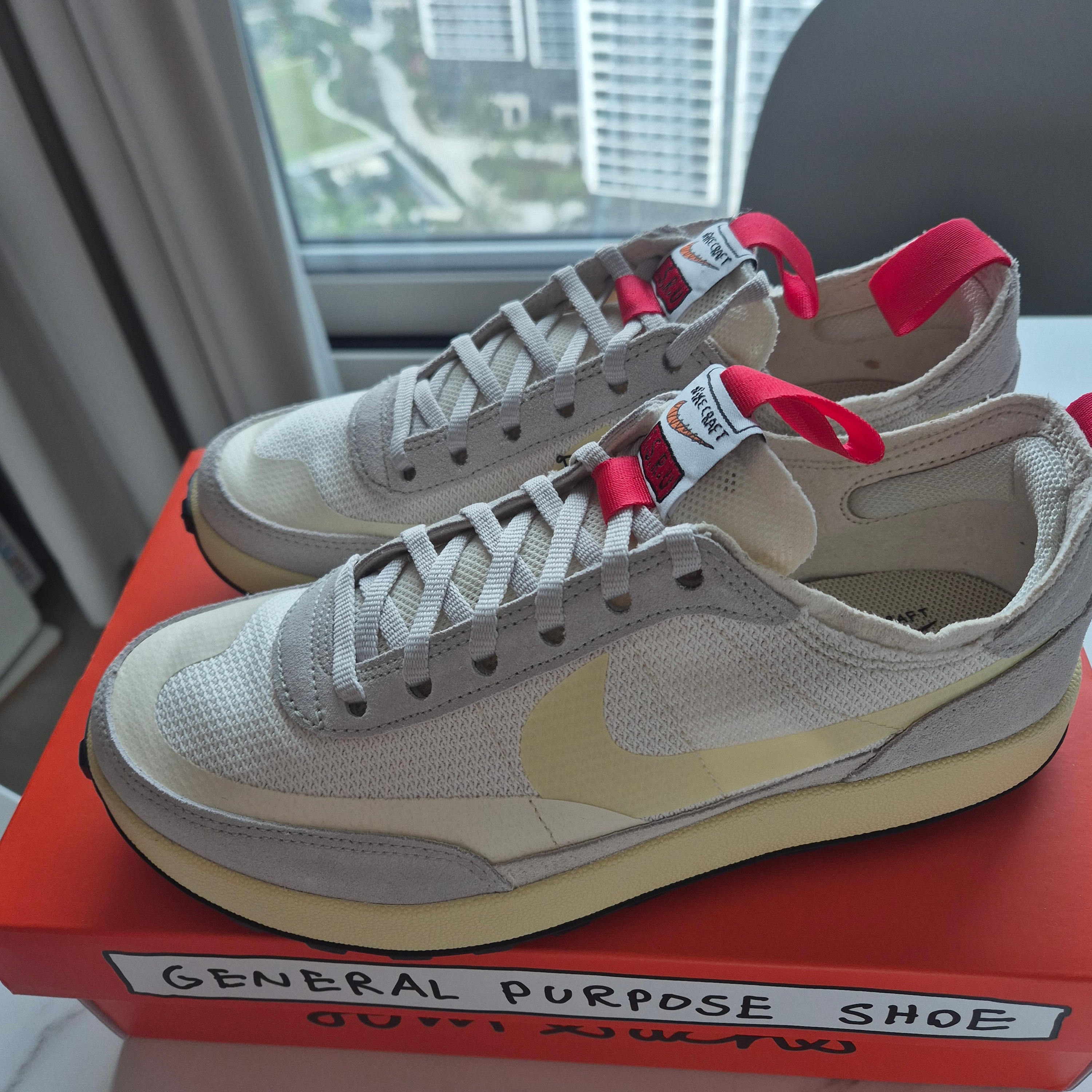 Nike x Tom Sachs General Purpose Shoe Grey Yellow 착용 스타일 - 3