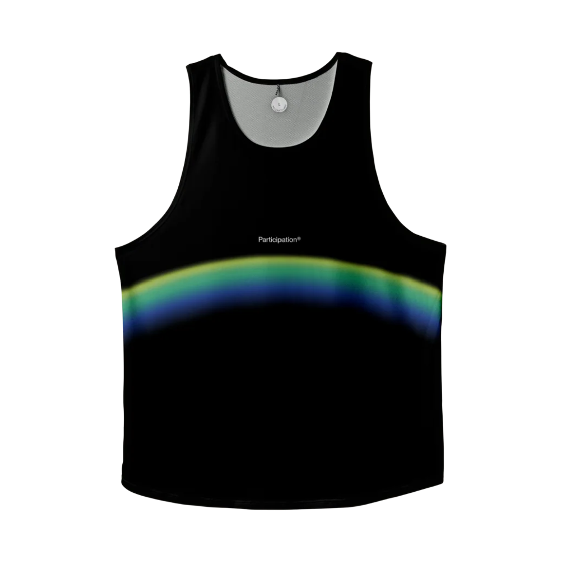 파티시페이션 다크 레인보우 싱글렛 블랙 그린(Participation Dark Rainbow Singlet Black Green) - 1