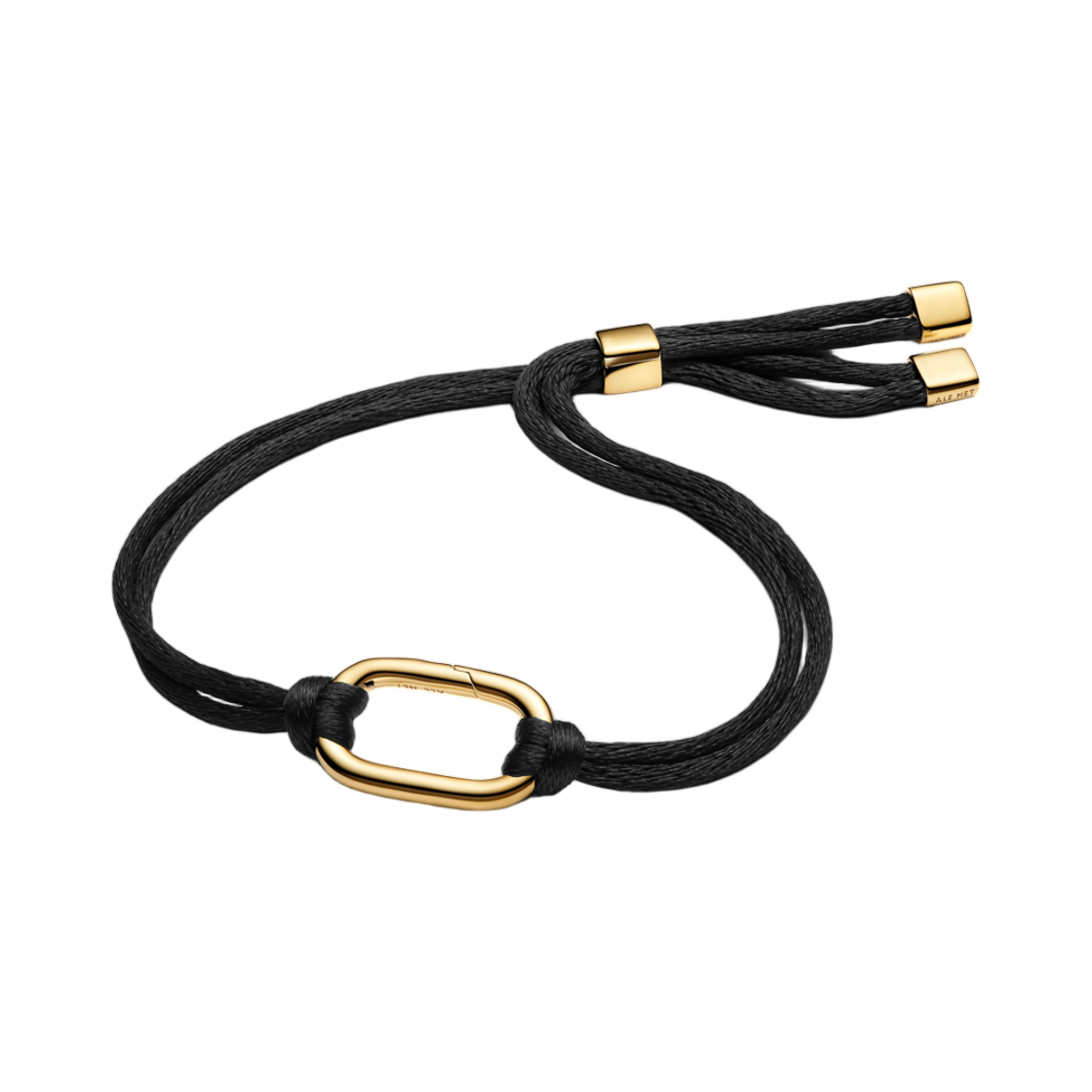 564680C01 (W) Pandora Openable Link Cord Bracelet 14K Gold Plated