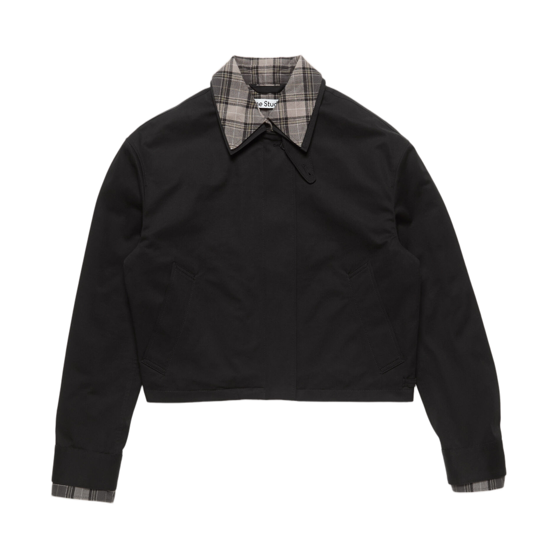 (W) 아크네 스튜디오 레이어드 트윌 자켓 블랙((W) Acne Studios Layered Twill Jacket Black) - 1