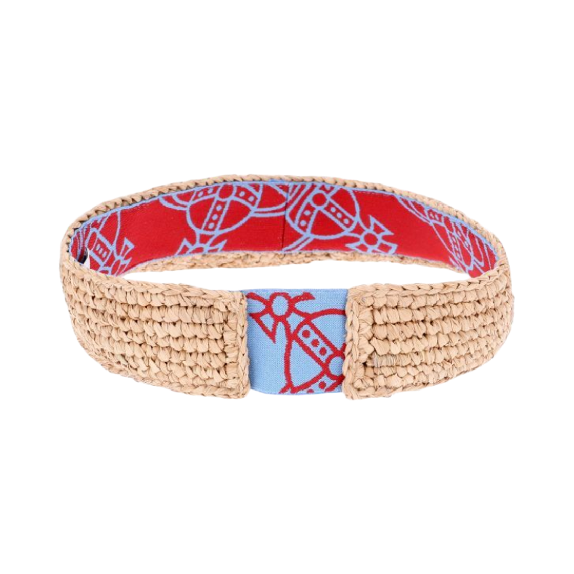 (W) 비비안 웨스트우드 라피아 바이저 베이지((W) Vivienne Westwood Raffia Visor Beige) - 2