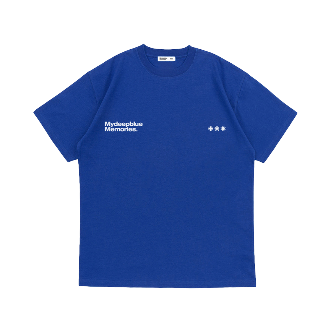 마이딥블루메모리즈 심볼 로고 티셔츠 블루(MydeepblueMemories Mm Symbol Logo T-Shirts Blue) - 2