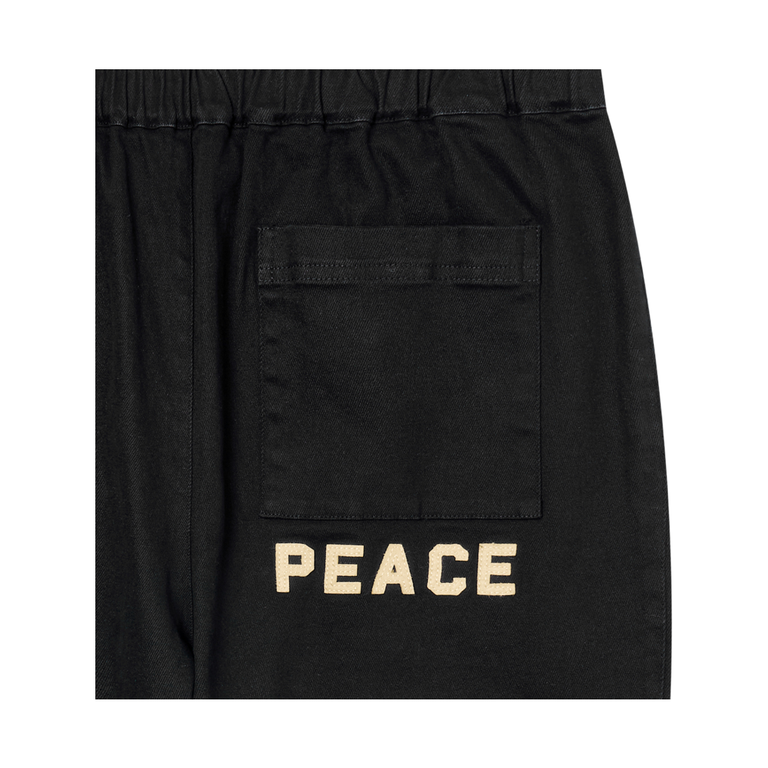 아모우 피스 세미 플레어 치노 팬츠 블랙(AMOU Peace Semi Flare Chino Pants Black) - 4