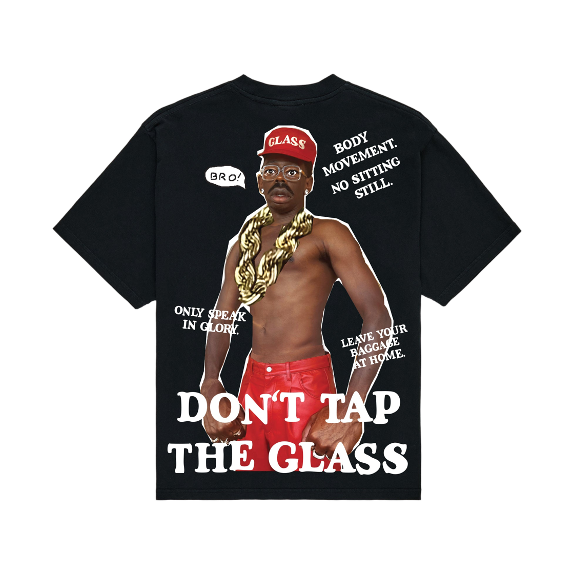 골프왕 돈 탭 더 글라스 룰즈 티셔츠 블랙(Golf Wang Don't Tap The Glass Rules T-Shirt Black)