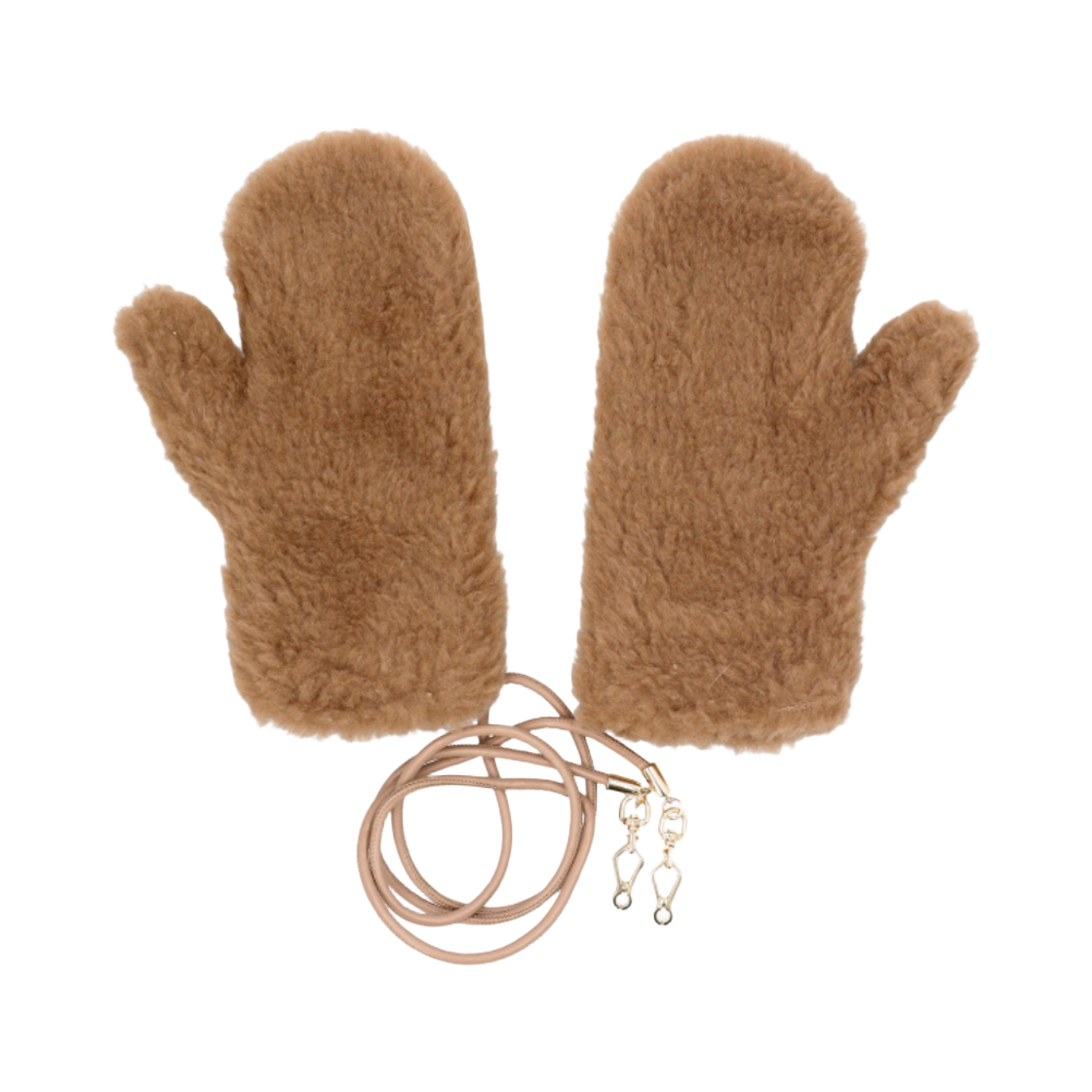 (W) 막스마라 옴브라토2 테디 울 실크 글로브 베이지((W) Max Mara Ombrat2 Wool Silk Gloves Beige)