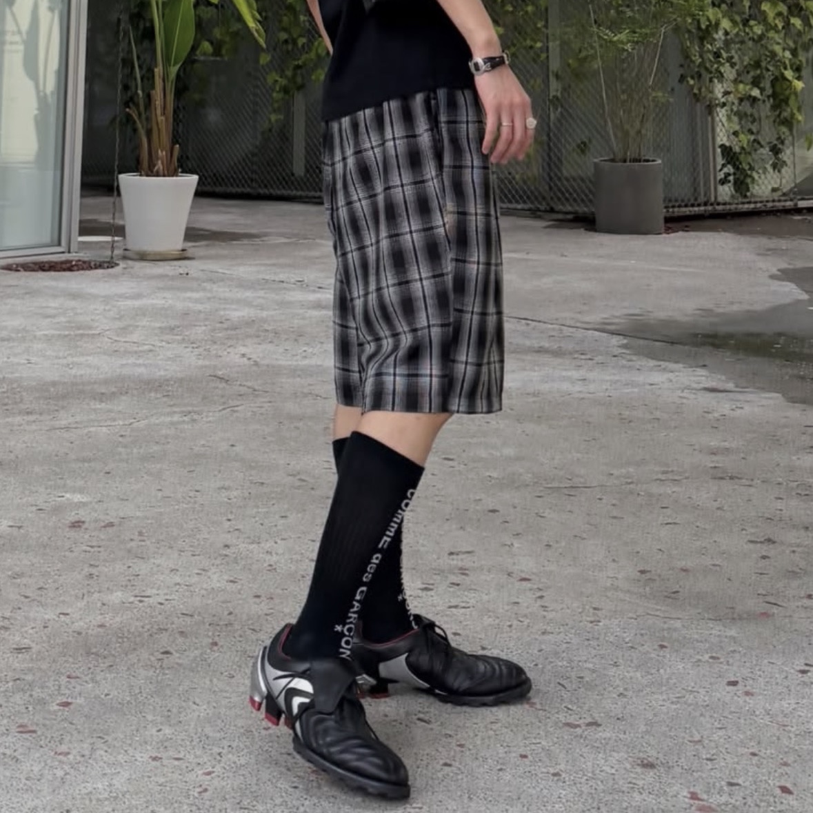 Remagine Re90 RIPR25SS1-01 Black Silver Red 착용 스타일
