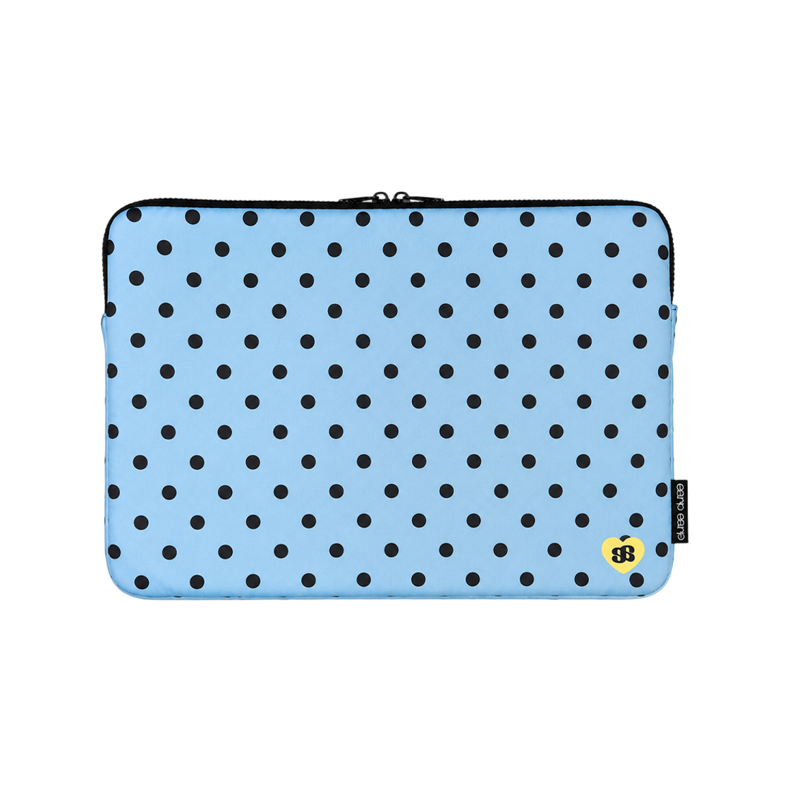 어프어프 베이비 블루 도트 노트북 파우치 15인치(EARPEARP Baby Blue Dot Laptop Pouch 15 Inch)