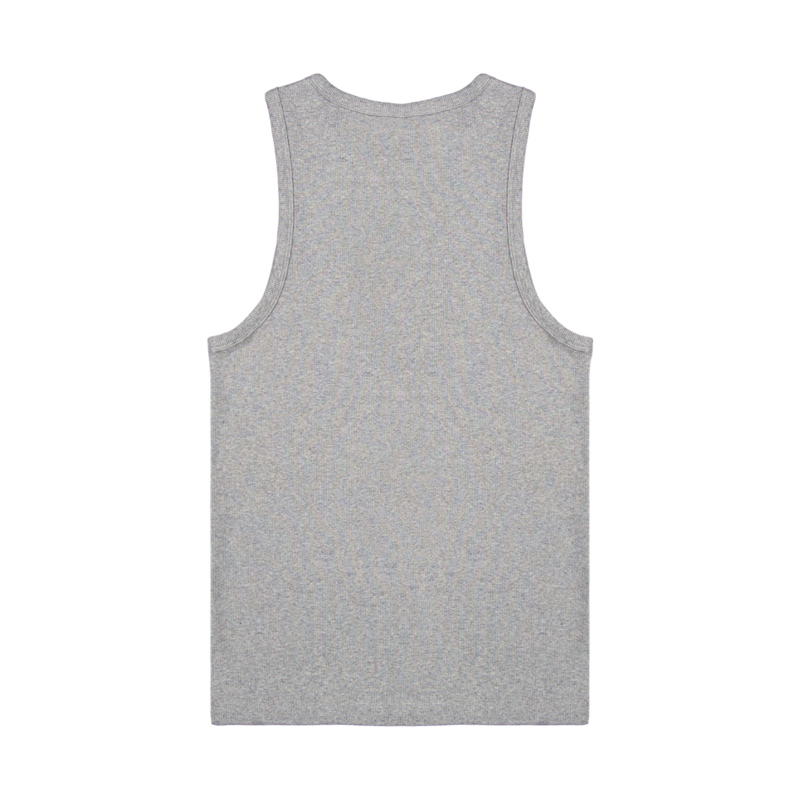 언더마이카 무.192 클래식 로고 립드 슬림 탱크 탑 멜란지 그레이(Undermycar Mu.192 Classic Logo Ribbed Slim Tank Top Melange Gray) - 2