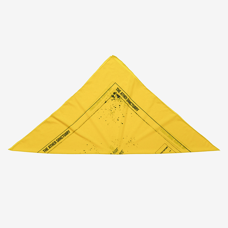 디아더생츄어리 오리진 메쉬 반다나 옐로우(THE ATHER SANCTUARY Origin Mesh Bandana Yellow) - 6