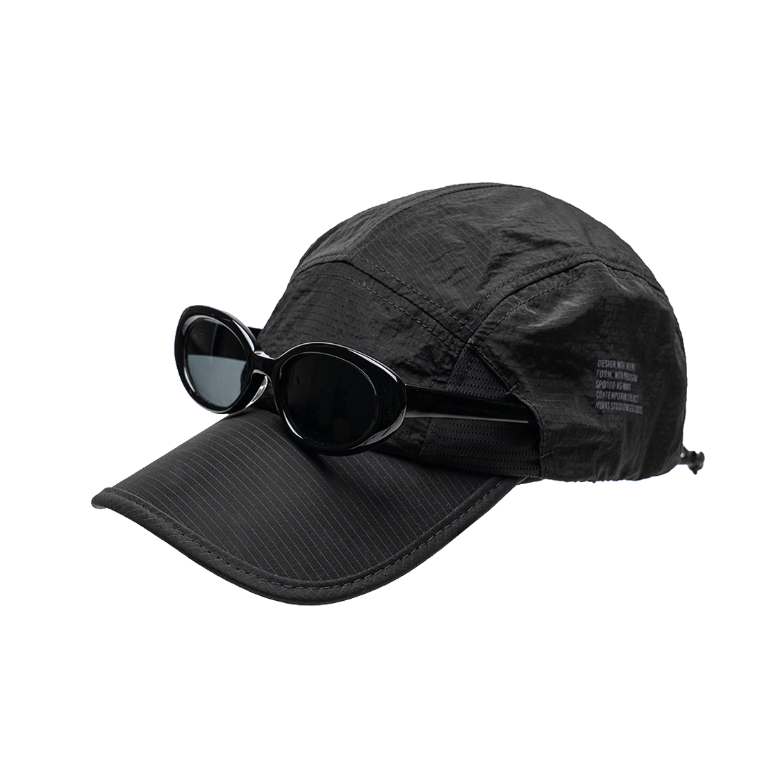 누아트스튜디오 에어트랙 선글라스 볼캡 블랙(NUARTSTUDIO Air Track Sunglasses Ball Cap Black)