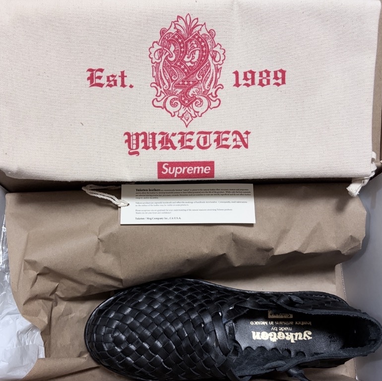 Supreme x Yuketen Leo Sandal Black - 26SS 착용 스타일 - 5
