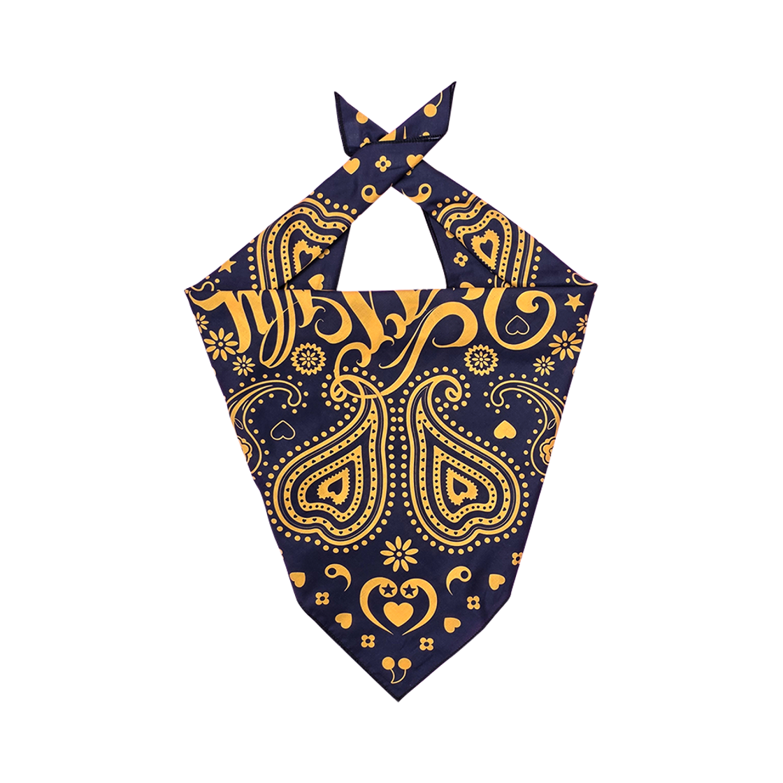 체리드라이버 크로스 마이 하트 페이즐리 반다나 문라이트 네이비(Cherry Driver Cross My Heart Paisley Bandana Moonlight Navy) - 2