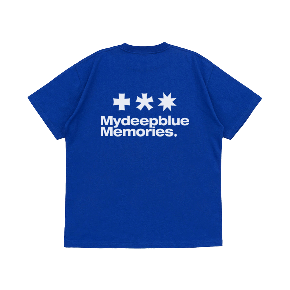 26072306 MydeepblueMemories Mm Symbol Logo T-Shirts Blue