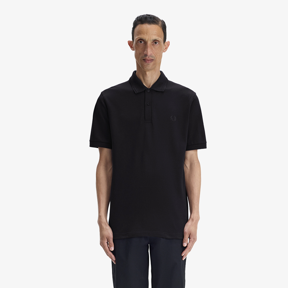 프레드페리 M12 트윈 팁 프레드페리 셔츠 블랙 블랙(Fred Perry M12 Twin Tipped Fred Perry Shirt Black Black) - 2