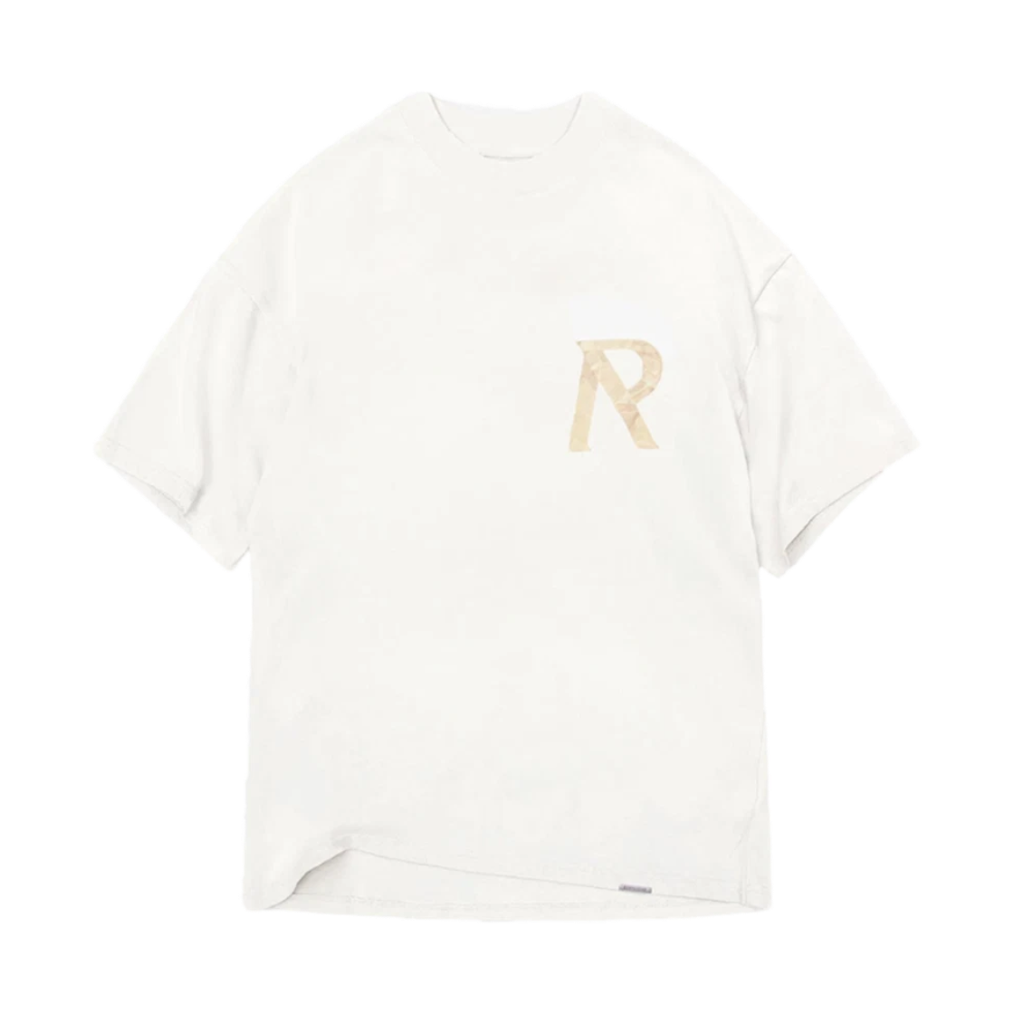 리프레젠트 마스킹 테이프 이니셜 티셔츠 플랫 화이트 - 24FW(Represent Masking Tape Initial T-Shirt Flat White - 24FW)