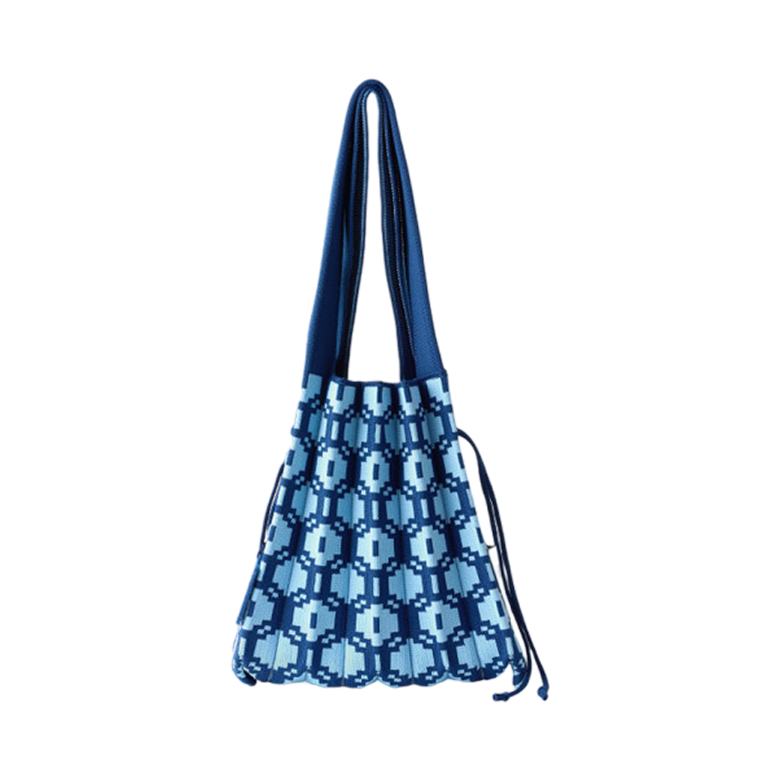 뮷즈 x 조셉앤스테이시 이순신 전시 플리츠 가방 S 네이비(MU:DS x Joseph & Stacey Admiral Yi Sun-sin Exhibition Pleats Bag S Navy)