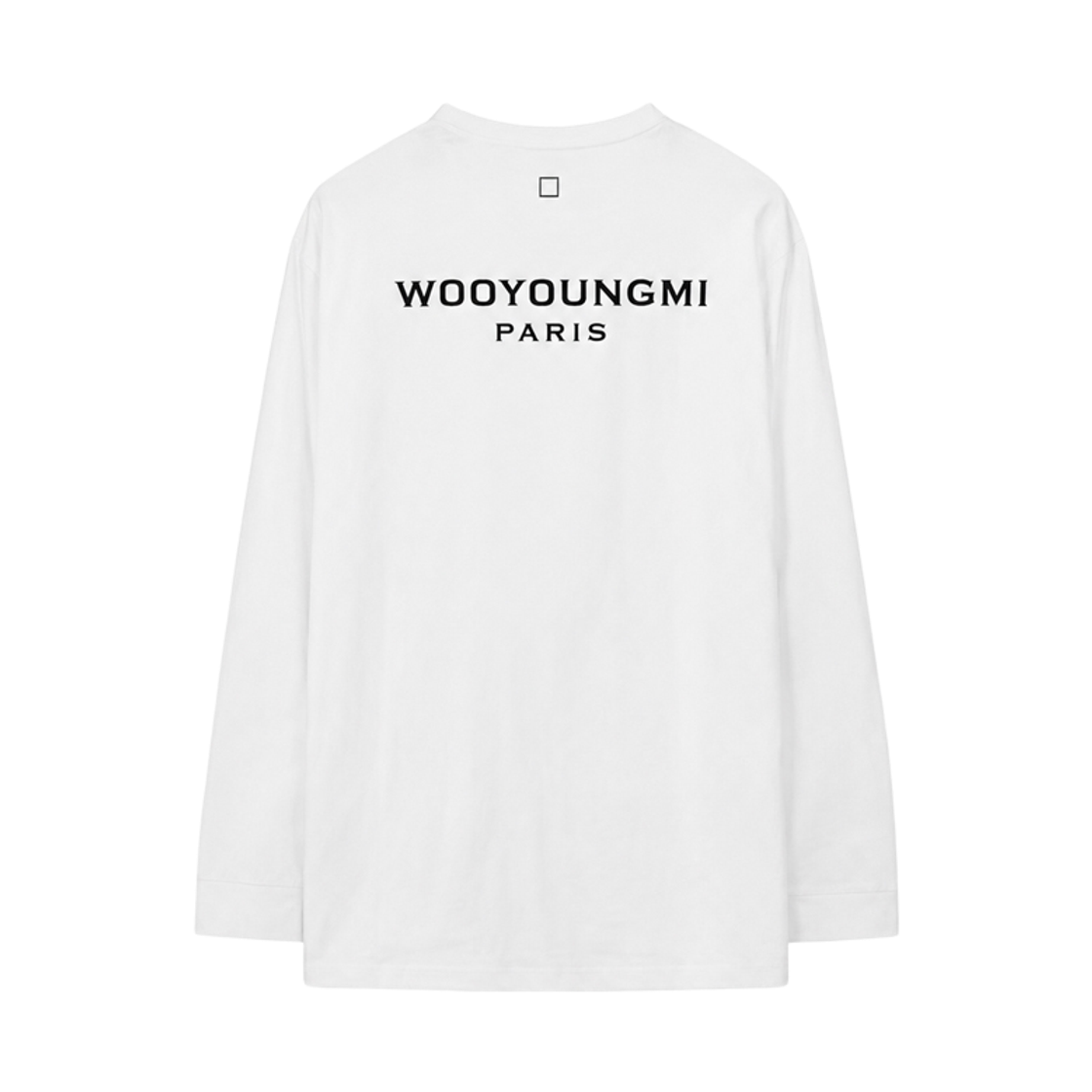 W261TS51712W Wooyoungmi Long Sleeve T-Shirt with Logo White - 26SS