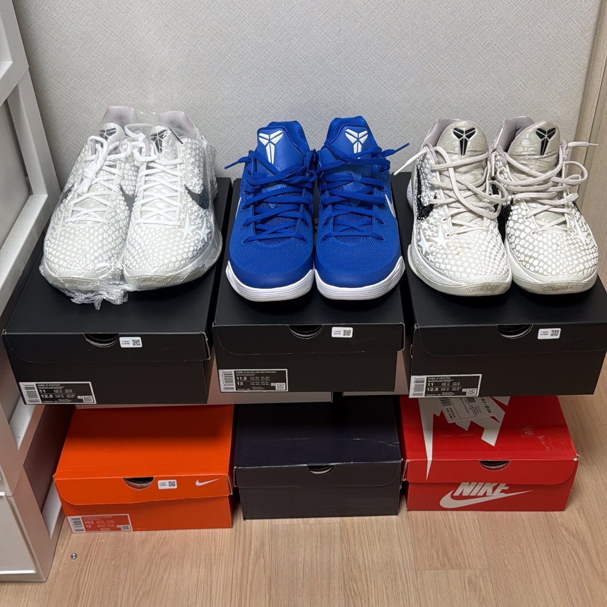 Nike Kobe 9 Elite Low EM Protro Game Royal White 착용 스타일