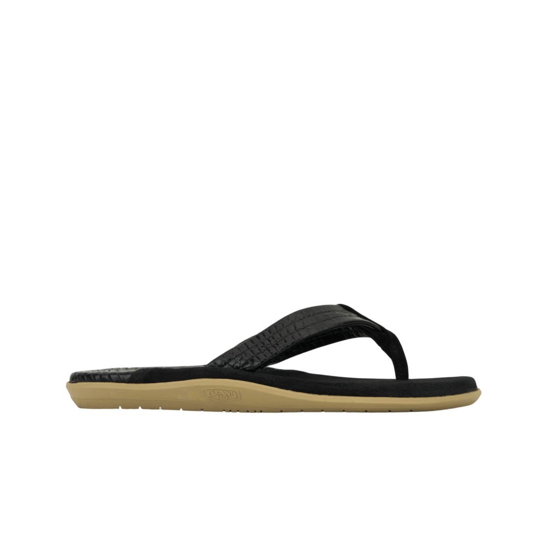 아일랜드 슬리퍼 클래식 스네이크 스웨이드 블랙(Island Slipper Classic Snake Suede Black)