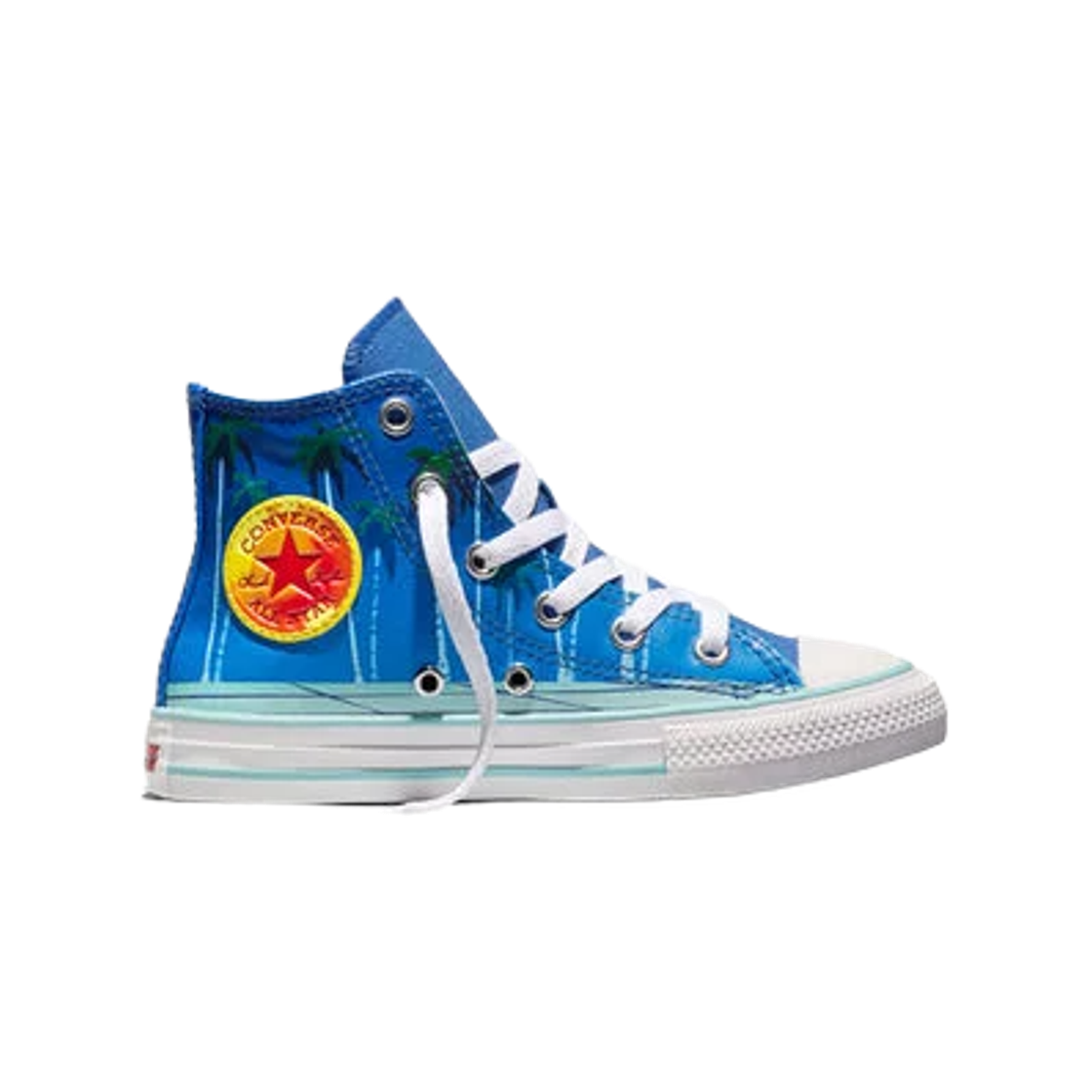 컨버스 x 드래곤 볼 Z 척 테일러 올 스타 퓨전 레저 타임 화이트 라피스 블루(Converse x Dragon Ball Z Chuck Taylor All Star Fusion Leisure Time White Lapis Blue) - 1