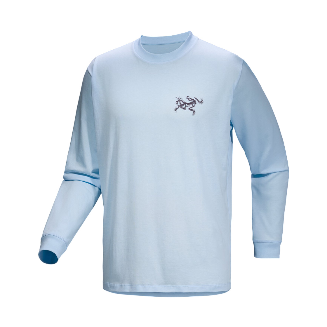 9537 Arc'teryx Kragg SL Cotton Bird Tile Shirt LS Alpine Blue Moondrop