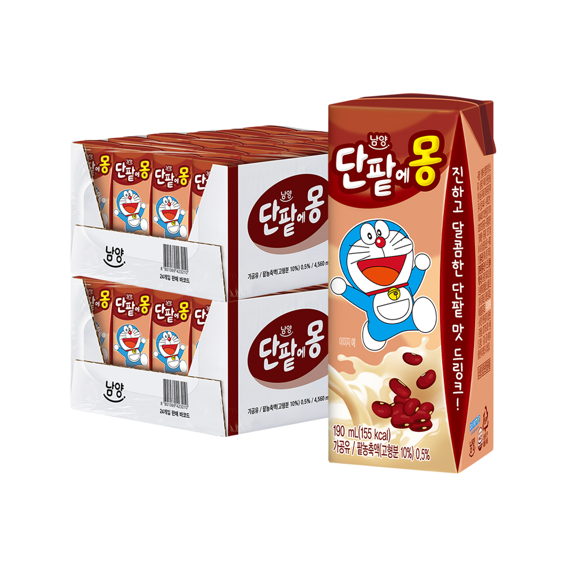 남양 단팥에몽 190ml 48팩(Namyang Red bean-emong 190ml (48 Packs)) - 1