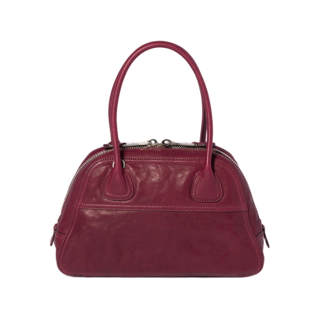 미우 미우 비반트 나파 레더 백 아마란스 레드(Miu Miu Vivant Nappa Leather Bag Amaranth Red) - 3