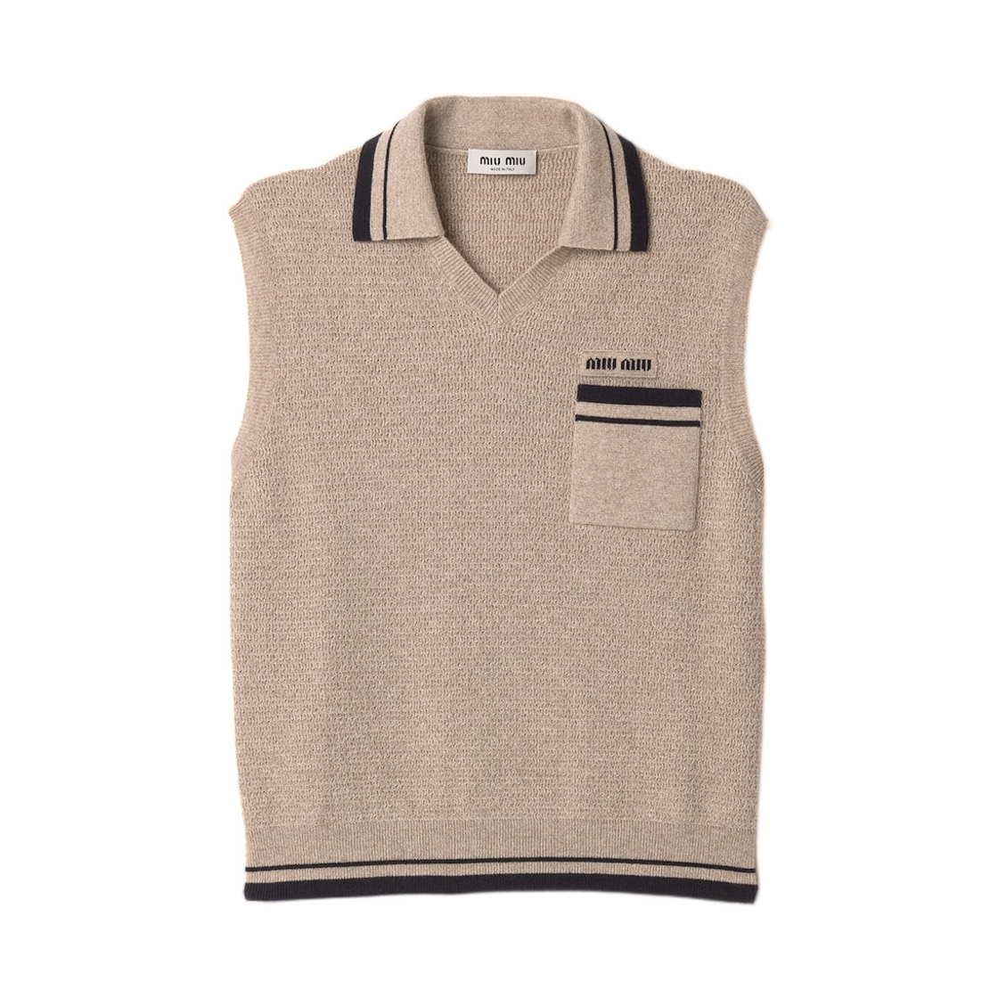 (W) 미우 미우 캐시미어 베스트 헴프((W) Miu Miu Cashmere Vest Hemp)