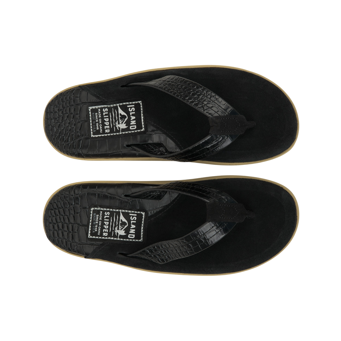 아일랜드 슬리퍼 클래식 스네이크 스웨이드 블랙(Island Slipper Classic Snake Suede Black) - 5