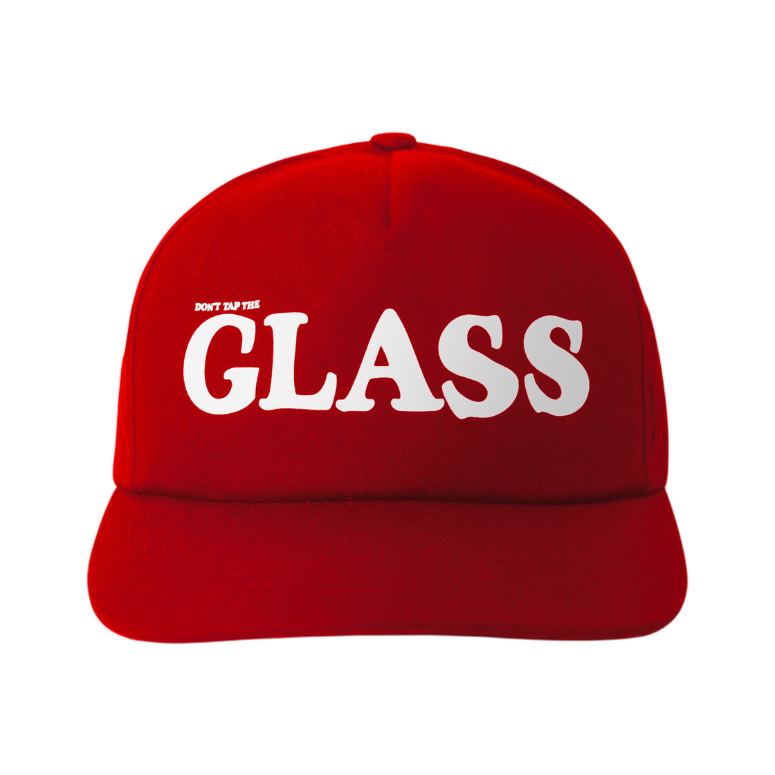 골프왕 돈 탭 더 글라스 글라스 햇 레드(Golf Wang Don't Tap The Glass Glass Hat Red)