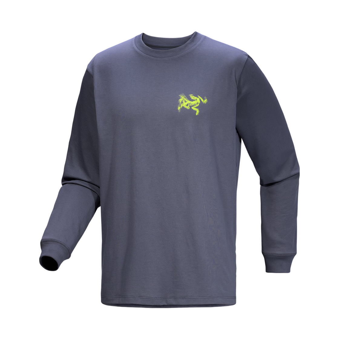 9537 Arc'teryx Kragg SL Cotton Bird Tile Shirt LS Dk Stratus Euphoria