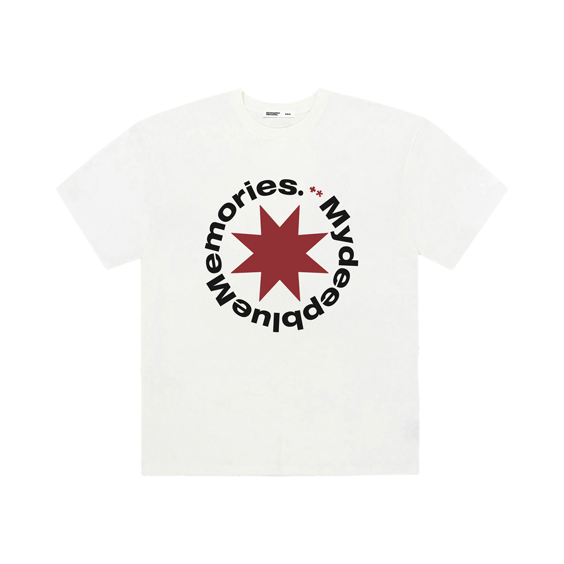 26072311 MydeepblueMemories Mm Front Round T-Shirts White