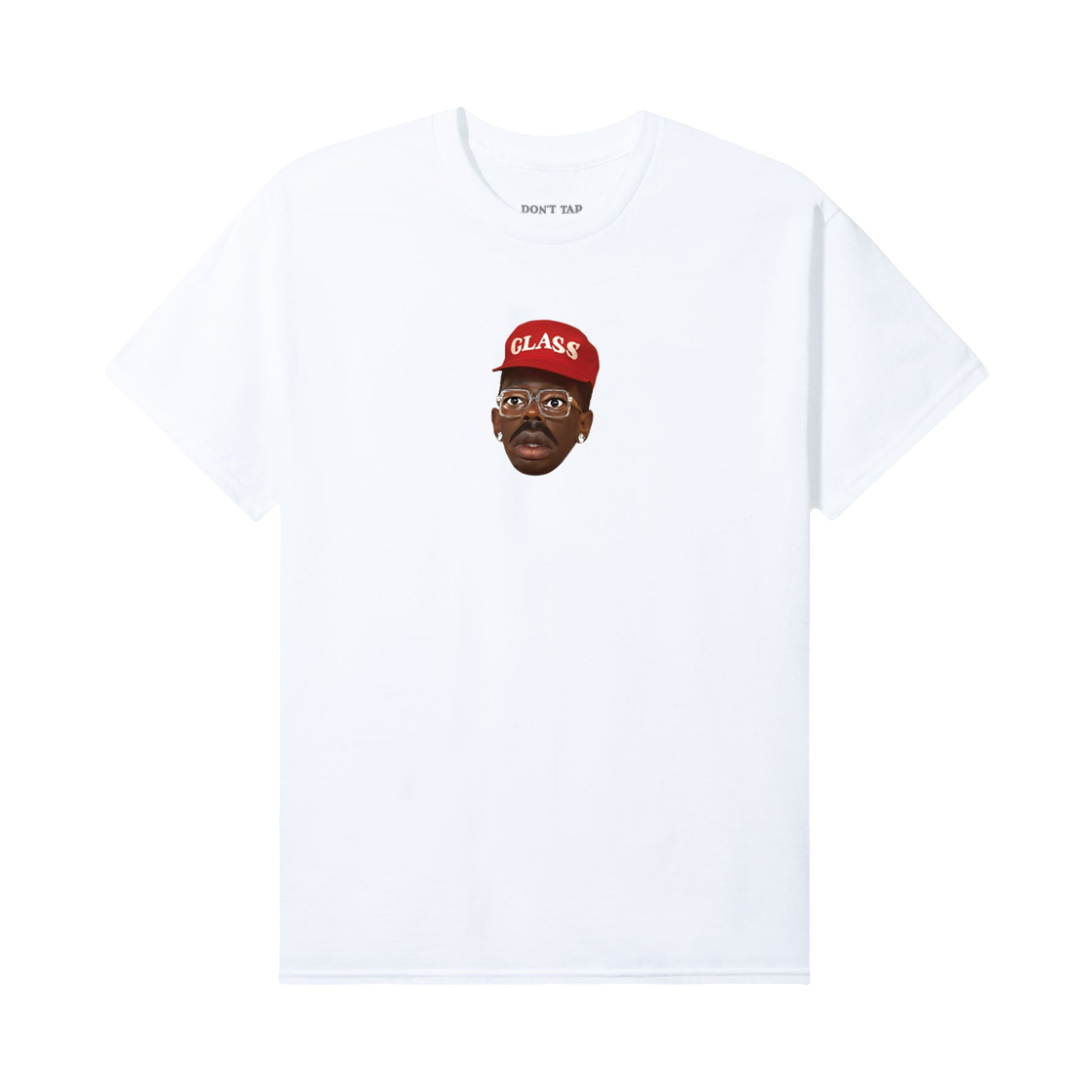 골프왕 돈 탭 더 글라스 글라스 페이스 티셔츠 화이트(Golf Wang Don't Tap The Glass Glass Face T-Shirt White) - 1