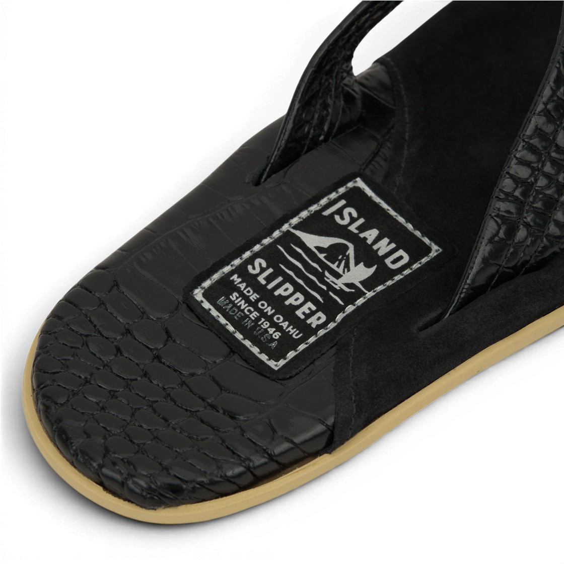 아일랜드 슬리퍼 클래식 스네이크 스웨이드 블랙(Island Slipper Classic Snake Suede Black) - 8