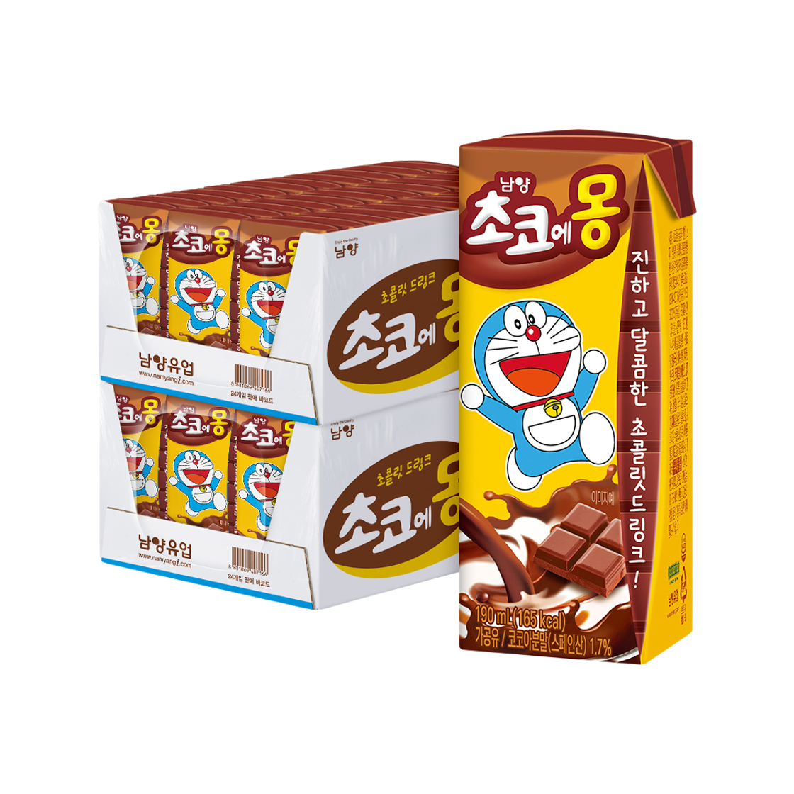 남양 초코에몽 190ml 48팩(Namyang Choco-emong 190ml (48 Packs))