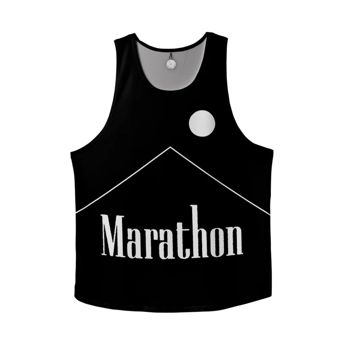 파티시페이션 마라톤 싱글렛 블랙(Participation Marathon Singlet Black)