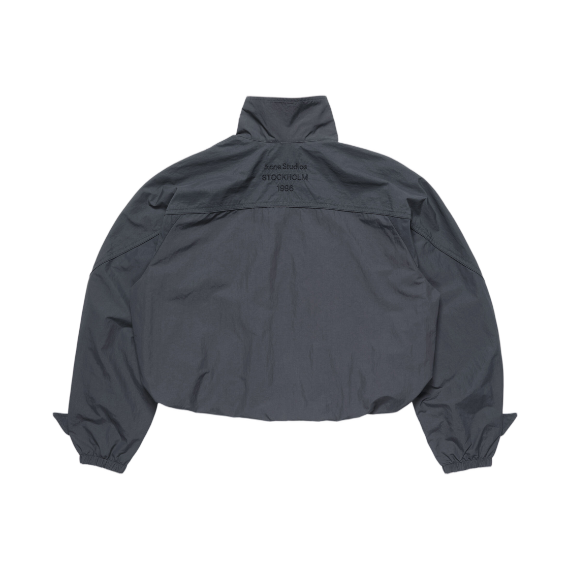 (W) 아크네 스튜디오 나일론 로고 자켓 스틸 그레이((W) Acne Studios Nylon Logo Jacket Steel Grey) - 2