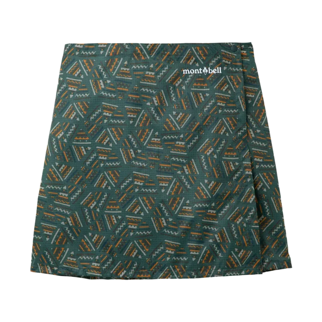 1128687 (W) Montbell Light Weight Rain Wrap Dark Green