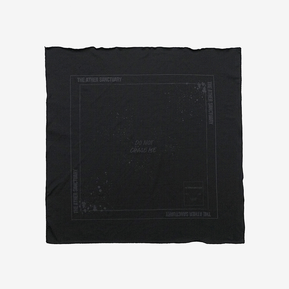 디아더생츄어리 오리진 메쉬 반다나 블랙(THE ATHER SANCTUARY Origin Mesh Bandana Black) - 2