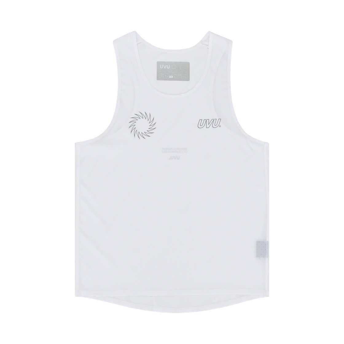 UVU 러닝 베스트 화이트(UVU Running Vest White)