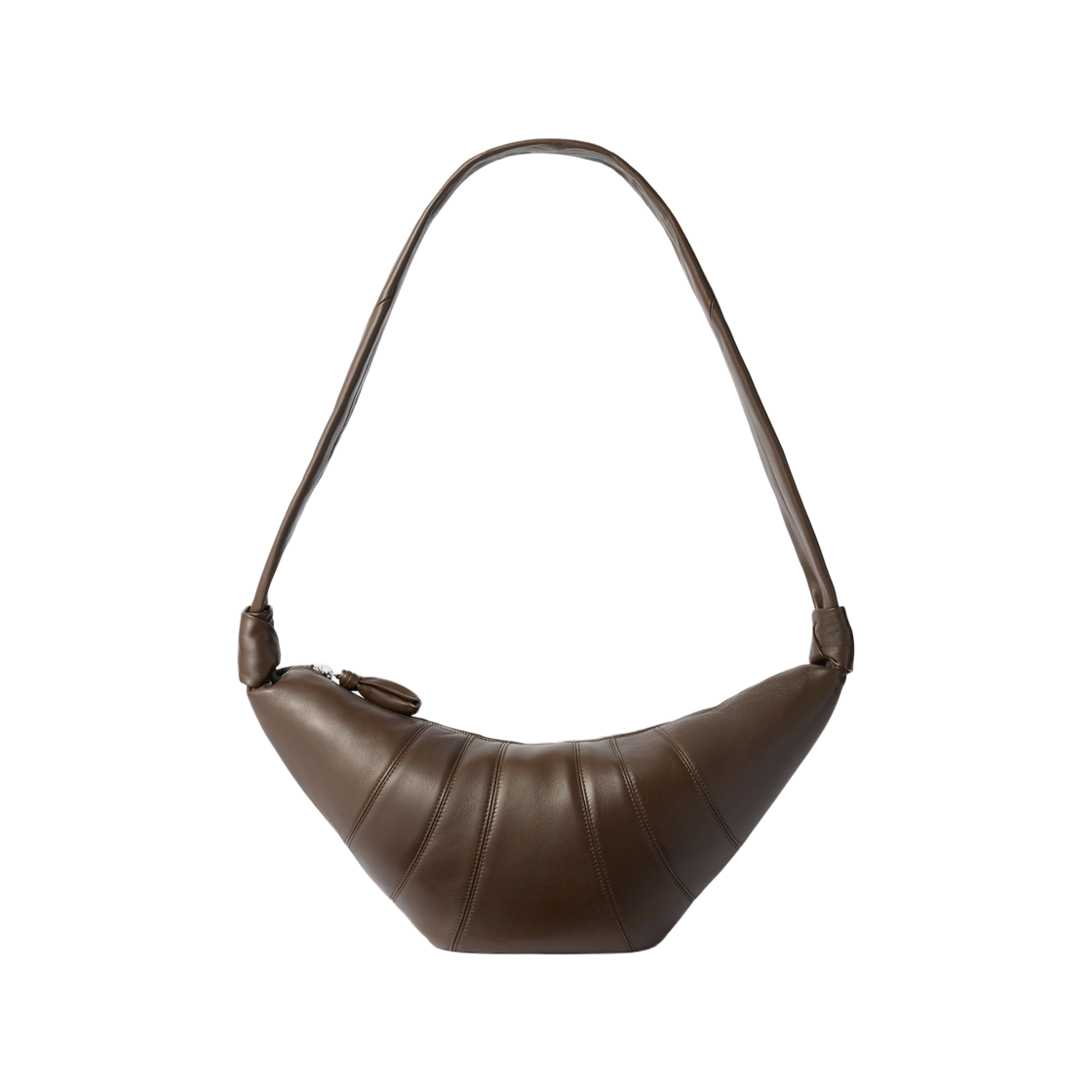 BG0001-LL095-442 Lemaire Medium Croissant Bag Soft Nappa Leather Otter