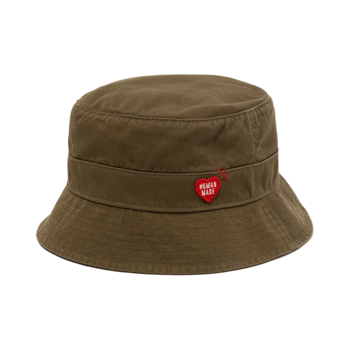 HM31GD034 Human Made Bucket Hat Olive Drab