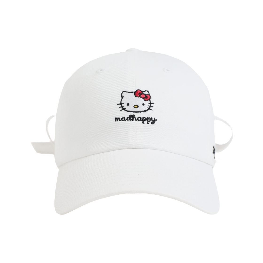 매드해피 x 헬로 키티 보우타이 햇 화이트(Madhappy x Hello Kitty Bowtie Hat White)
