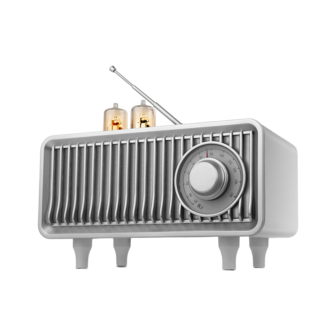 브리츠 레트로 포터블 FM라디오 블루투스 스피커 BA-MK250 PLUS 화이트(Britz BA-MK250 PLUS Retro Portable FM Radio Bluetooth Speaker - White) - 2